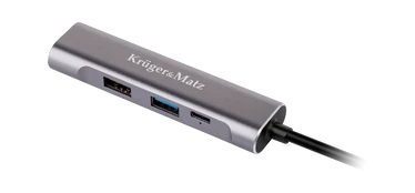 Kruger & Matz USB C į HDMI/USB 3.0/USB 2.0/USB 2.0/USB C prievado adapteris kaina