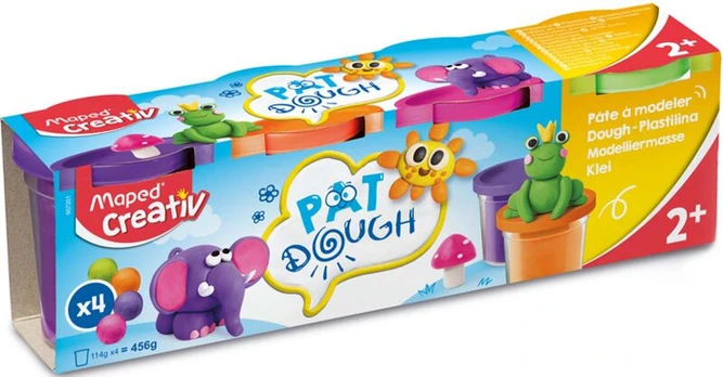 MAPED CREATIV plastelinas 4 indeliai, 907201