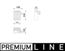 MAHLE AE 272 000P Garintuvas, oro kondicionierius