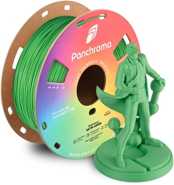 Polymaker Panchroma™ PLA Satin 1.75 mm 1kg - Satin Žalias