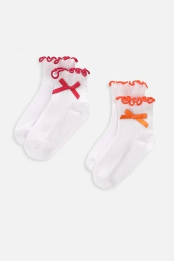 COCCODRILLO kojinės BASIC SOCKS, baltos, WC4383208BAS-001-003,