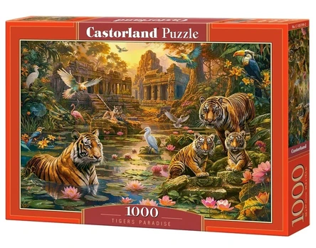 Puzzles 1000 elements Tigers Paradise