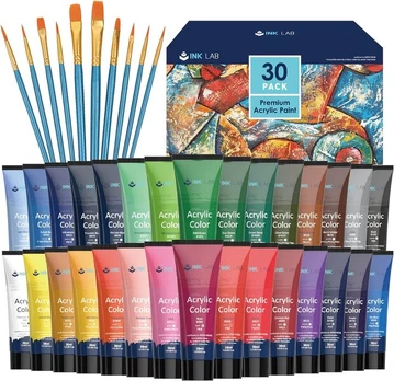 INK LAB Akriliniai dažai, 30 vnt. 36ml