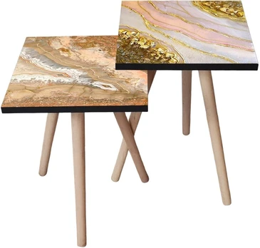 Kalune Design Staliukas (2 dalys) 2SHP423 - Salmon