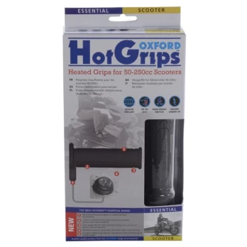 Heated handlebar grips handlebar diameter 22mm colour: black, HotGrips ESSENTIAL SCOOTER (for a scooter)