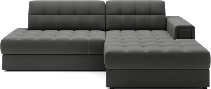 Kampinė sofa Blezalt, ruda
