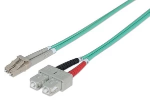 Laidas Intellinet Optic Cable OM3 LC/SC LC Optic, SC Optic, 2 m, mėlyna
