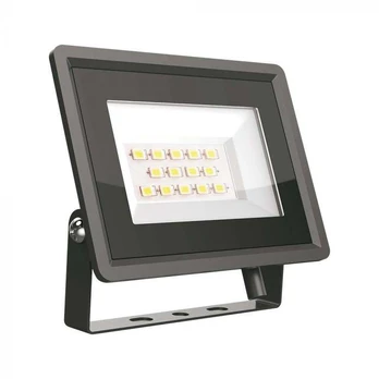 10W LED prožektorius, juodu korpusu, 6500K