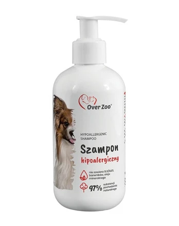 OVER ZOO Hipoalerginis šampūnas šunims 250 ml