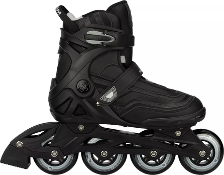 Riedučiai Nijdam N20AM01-BLK-45, juodi, 45