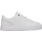 Laisvalaikio batai Tommy Hilfiger Th Feminine Cupsole Leather FW0FW09105 Balta