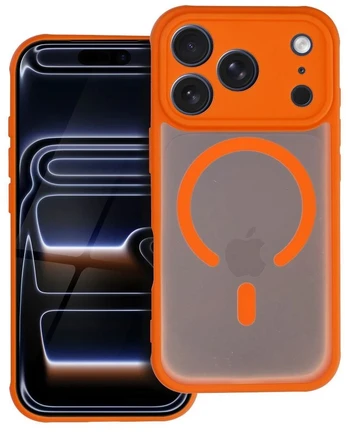Dėklas iPhone 13 - Oranžinė-Skaidrus