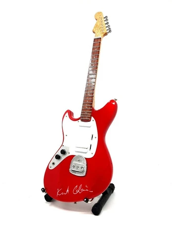 Mini gitara - Kurt Cobain - Nirvana MGT-0277. Mastelis 1:4.