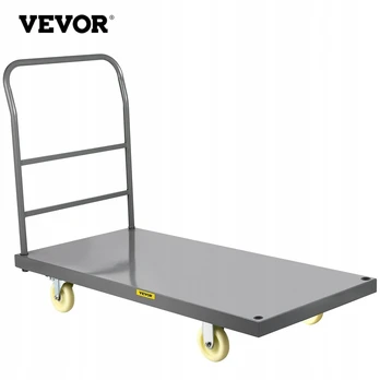 Vevor Transportavimo vežimėlis platforma, keliamoji galia 907 kg, mobili platforma ant ratų