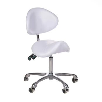 Meistro kėdutė COSMETIC BEAUTY STOOL WHITE