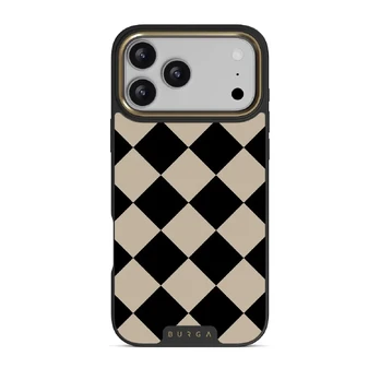 Proper Uniform - iPhone 17 Pro Max Case, Elite Dark (MagSafe) / Gold