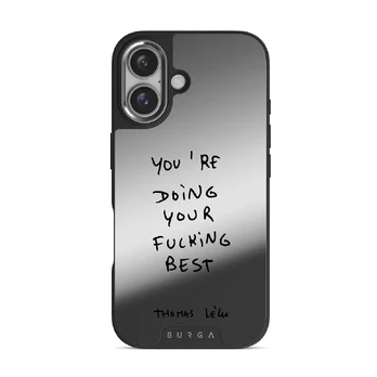 Your Best - iPhone 16 Case, Elite Mirror Dark (MagSafe) / Silver