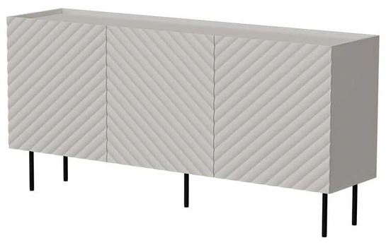 Cama LUCCA 3D komoda 165x40x80 kašmyro spalvos