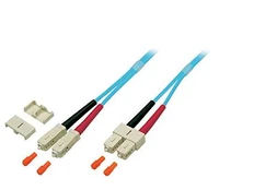 EFB Duplex Jumper SC-SC 50/125, OM3, LSZH, aqua, 3.0mm, 15m
