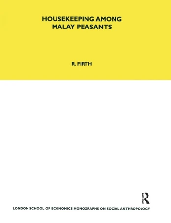 Housekeeping among Malay Peasants