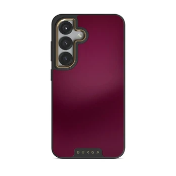 Dark Cherry - Samsung Galaxy S25 Plus Case, Elite Dark (Magnetic) / Gold