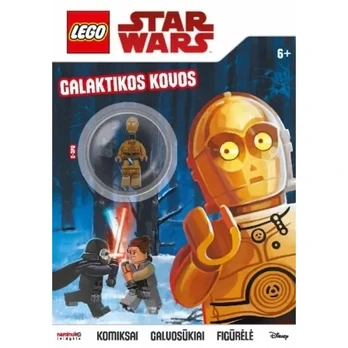 Knyga LEGO STAR WARs GALAKTIKOS KOVOS
