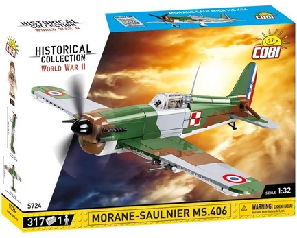 Konstruktorius Cobi Historical Collection Morane-Saulnier MS 406 5724