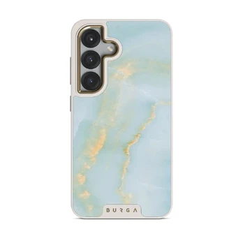 Sea Salt - Samsung Galaxy S25 Case, Elite Light (Magnetic) / Gold