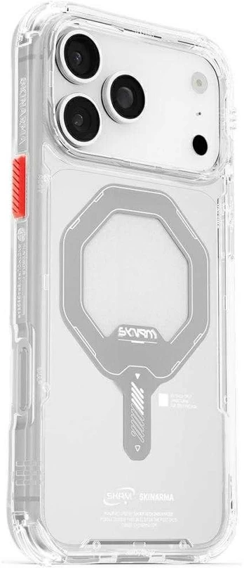 Dėklas Skinarma Saido do iPhone 17 Pro Max Magnetic Charging permatomas