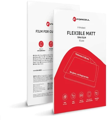 FORCELL F-PROTECT FLEXIBLE Planšetė Matinis - TPH filmas for smart cutting machine for tablets max 16" (10 pcs/set)