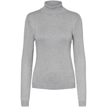 Megztinis moterims, Pilka, VMGLORY LS ROLLNECK