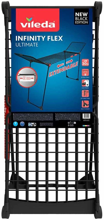 Drabužių linija Vileda infinity flex ultimate extensible Matinė galinė dalis 30 m