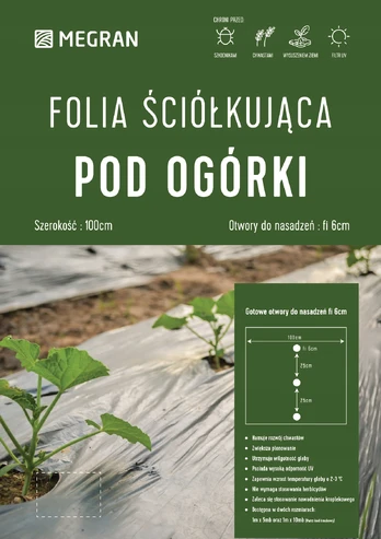 Plėvelė Megran 71721, juoda sp., 1 x 5 m