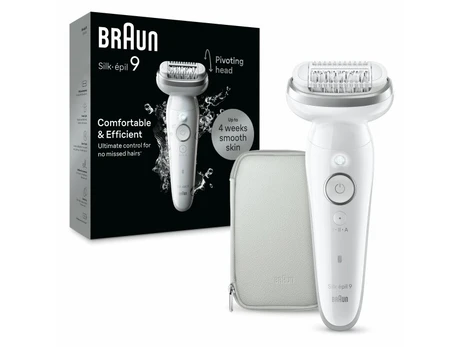 Braun Silk-épil 9 9-011 40 pincetai Sidabras, Balta