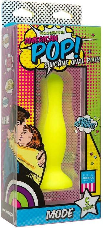 Doc Johnson Mode Silicone Plug 5 cm x 12 cm - Platinum Series, Juodas