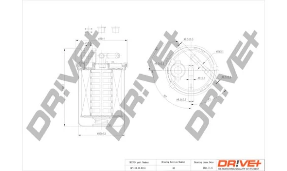 Kuro filtras Dr!ve+ DP1110.13.0114