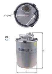 Kuro filtras MAHLE KL497D kaina