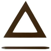 Užuolaidų laikiklis Triangle, 14 cm, ruda kaina