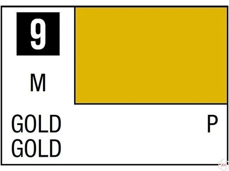 Mr Hobby Mr.Hobby - Mr.Color serijos nitro dažai C-009 Gold, 10ml