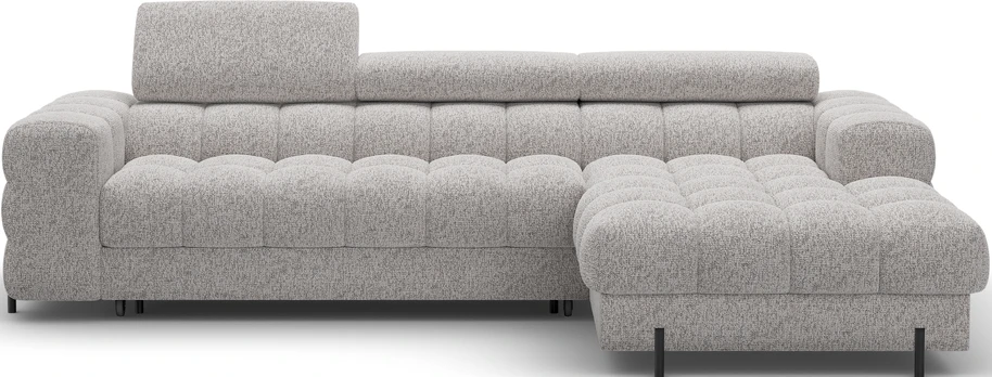 Kampinė sofa Felro, Pilka