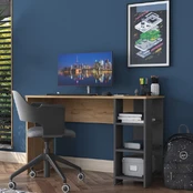 Rašomasis stalas Kalune Design HA108 2585, riešuto/antracito