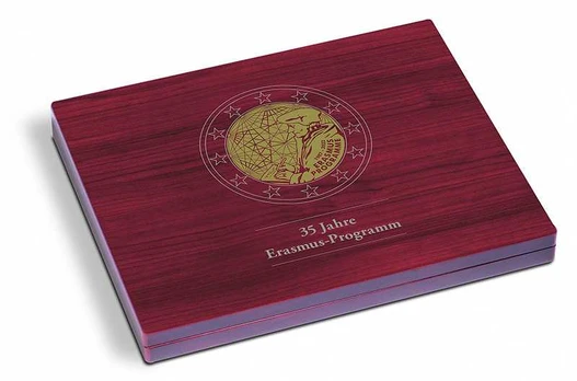 Voltera Uno dežutė proginėms 2 eurų Erasmus monetoms