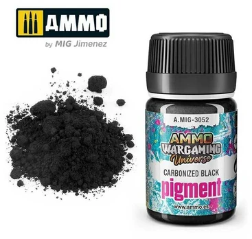AMMO by MIG Jimenez AMMO MIG - Pigmentas Carbonized Juodas, 35m, 3052