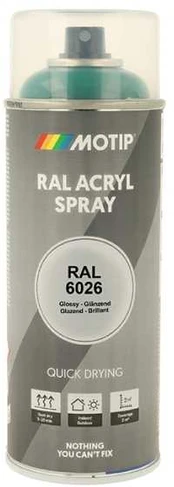 Motip Ral 6026 high gloss opal žalias