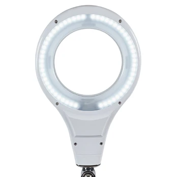 MAUL LED Lupenleuchte Makro mit Standfuß baltas