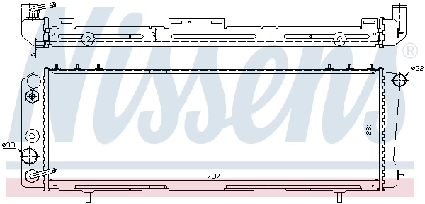 Variklio radiatorius NISSENS NIS 60986