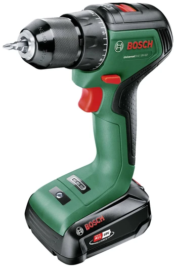 Akumuliatorinis suktuvas-gręžtuvas Bosch UniversalDrill 18V-60, 18 V, 2000 mAh