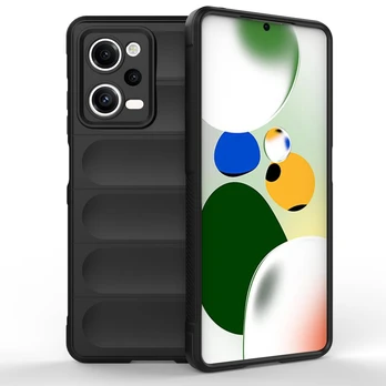 Dėklas Magic Shield Xiaomi Redmi Note 12 5G / Poco X5 5G Juodas