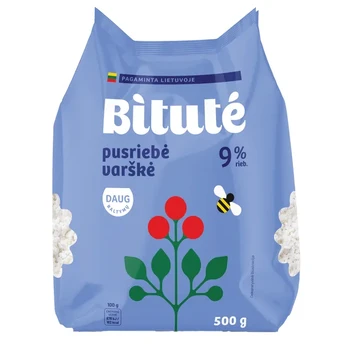 Varškė BITUTĖ, 9% rieb., 500 g