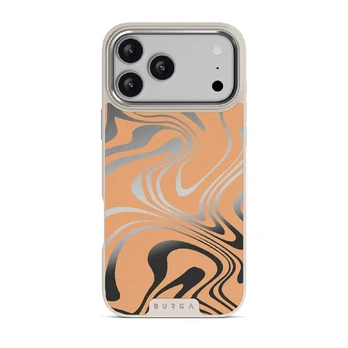 High Vibrations - Color Swirl iPhone 17 Pro Max Case, Elite Mirror Light (MagSafe) / Silver